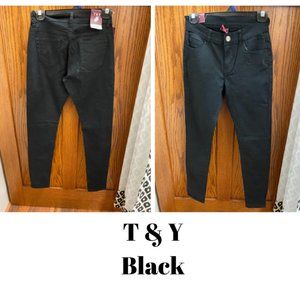 Black T & Y Jeans